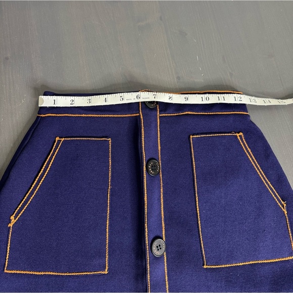 Sandro Heloise Blue Aline Skirt - Picture 9 of 10